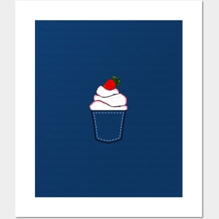 Cupcake in Pocket Posters and Art